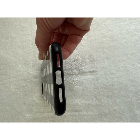 Casely 11 Pro iPhone Case Black White Plaid Fall Holiday Accent‎ Accessory - Picture 4 of 6